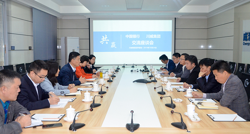 中國(guó)銀行朱鴻飛一行蒞臨川威集團(tuán)連界基地參觀交流(圖1)