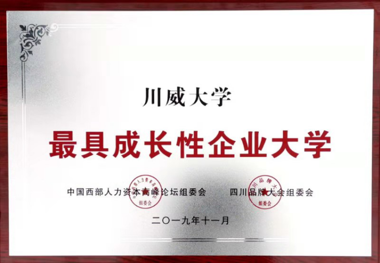 集團(tuán)公司、川威大學(xué)分別榮獲“四川杰出品牌企業(yè)”、“最具成長性企業(yè)大學(xué)”(圖3)
