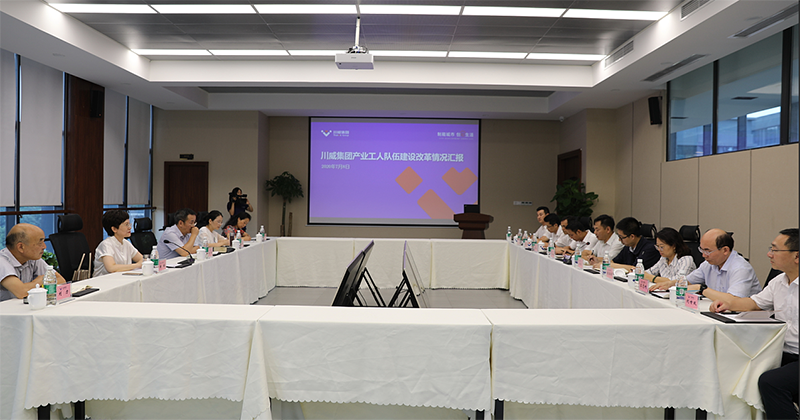 省機(jī)電冶煤工會(huì)到川威集團(tuán)專(zhuān)題調(diào)研(圖3)