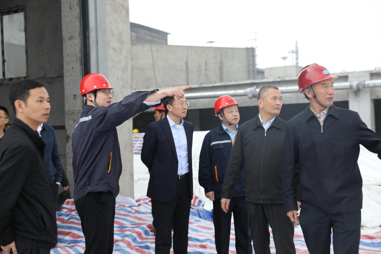 市人大常委會副主任曾云忠、市政府副市長畢勝到川威調(diào)研督導(dǎo)超低排放改造推進情況(圖2)