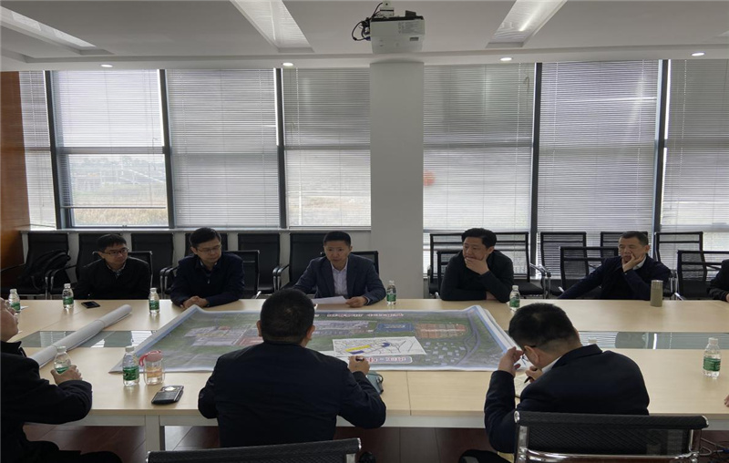 內(nèi)江市市中區(qū)區(qū)委書記馬炬一行蒞臨通宇物流渤商公司視察指導工作(圖2)